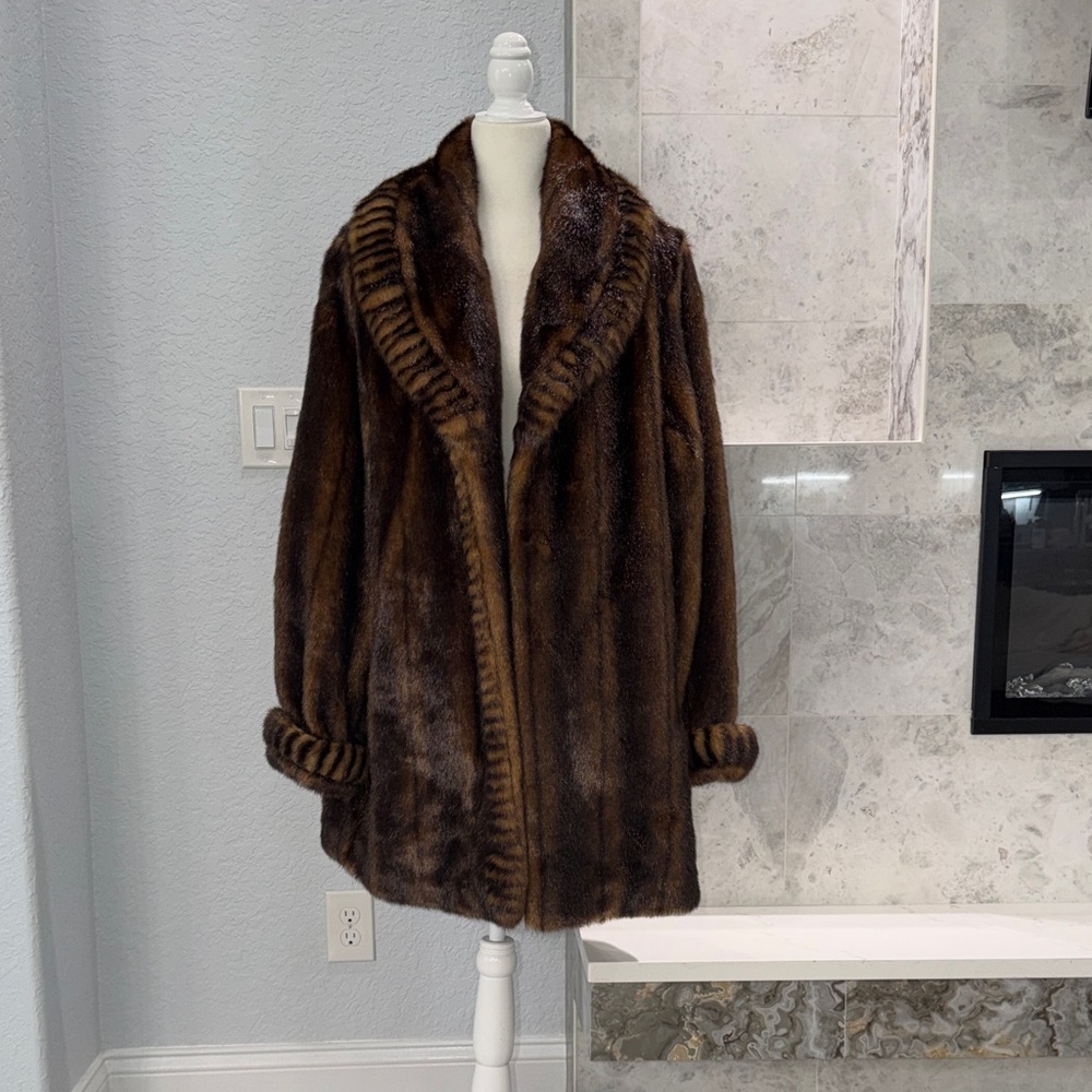 Luxurious Brown Fur Coat